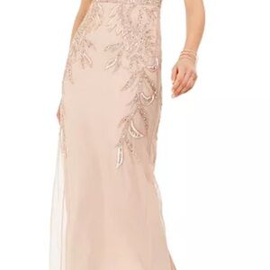 Papell Studio Beaded sleeveless Gown